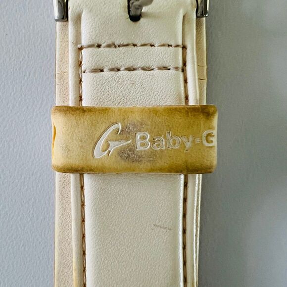 CASIO Baby-G White Replaceable Leather Strap Watch BGM-101 main image 4
